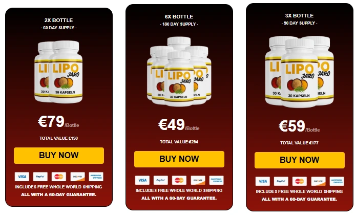 LipoJaro Special Discount Pricing